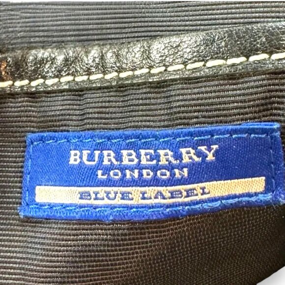 Burberry Blue Label Nova Check Black and Pink Vintage Shoppers Tote with COA - Picture 8 of 12